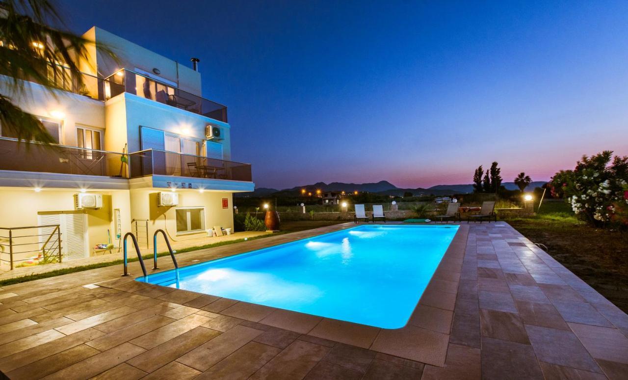 Martimi Apartments - 200M From Drapanias Beach - Pool - Hot Tub - Sauna - Bbq Kíssamos Exterior foto